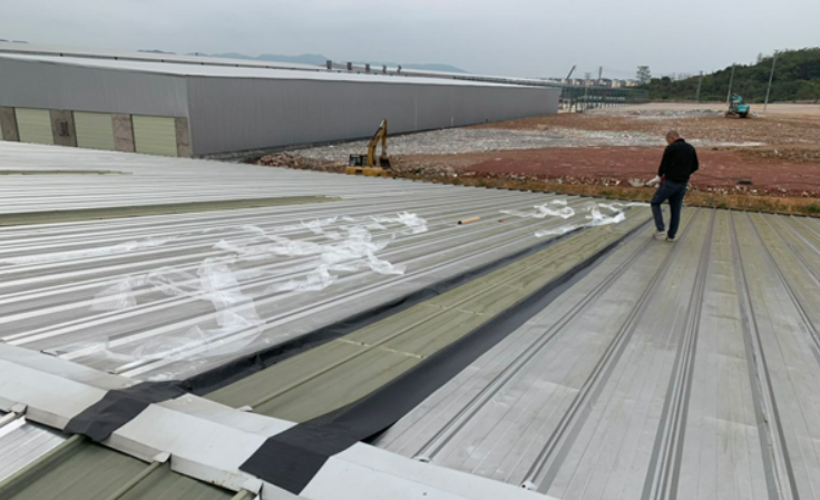 阳东厂房屋面防水维修案例